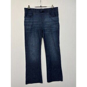 Betabrand Women Pull On Bootcut Jeans Size XL X-Large Blue Denim D048 -29
